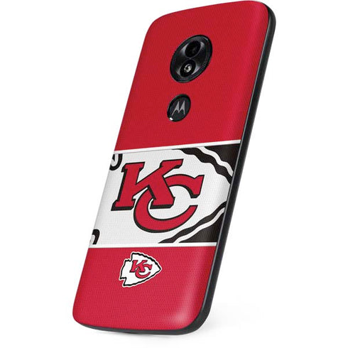 NFL Kansas City Chiefs Zone Block Moto E5 Play Skin